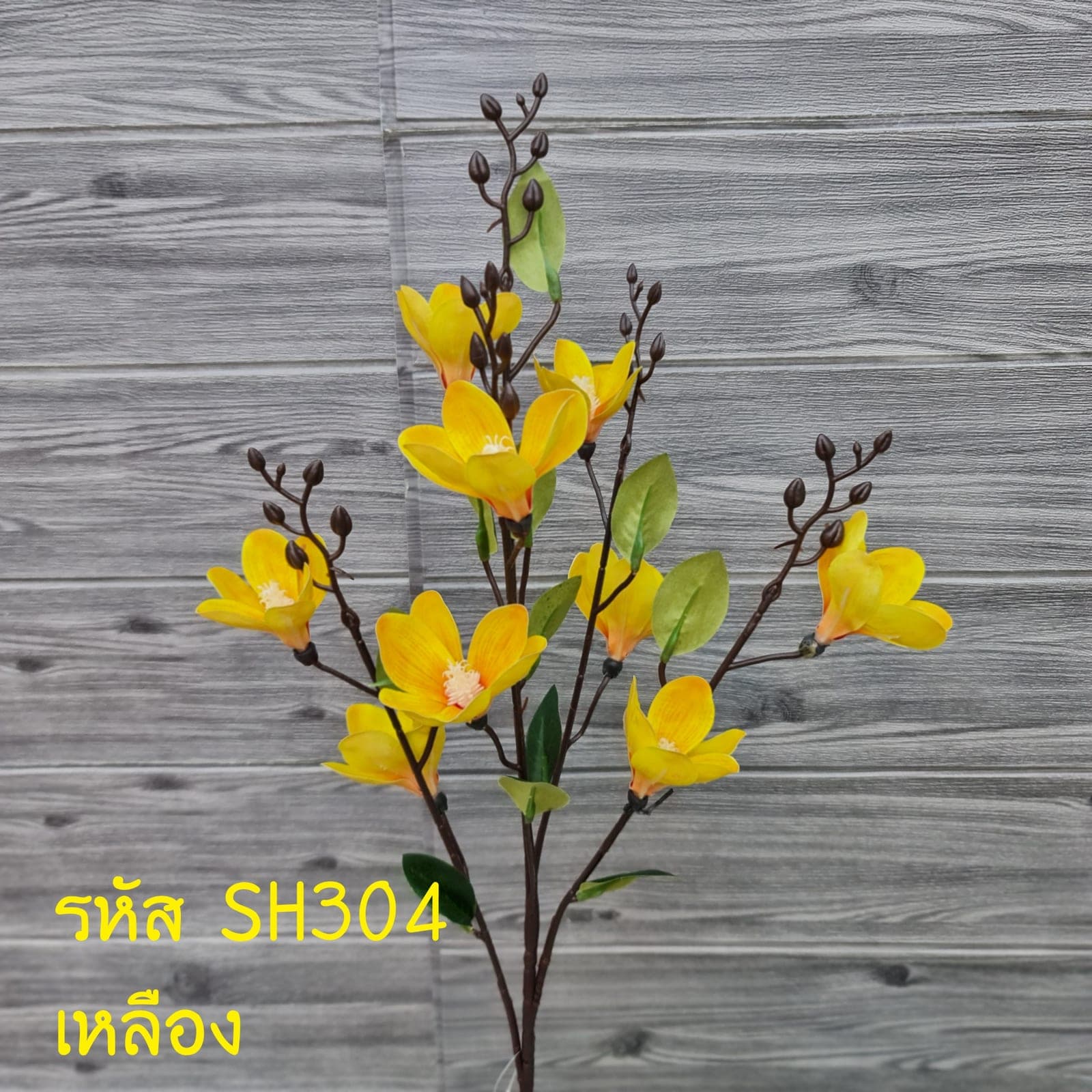 แมคโนเลีย (SH30), Cherry blossom and flowering branch — an arched branch carrying small blooms for height and air.