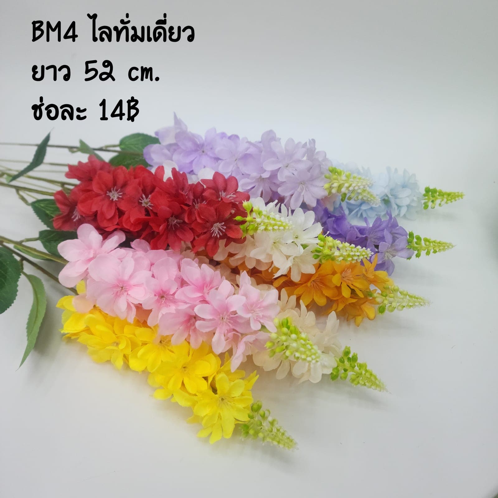 ไลทั่มเดี่ยว (BM04), A single-stem sculptural single stem — a tall stem with a defined silhouette built to anchor a tall vessel.