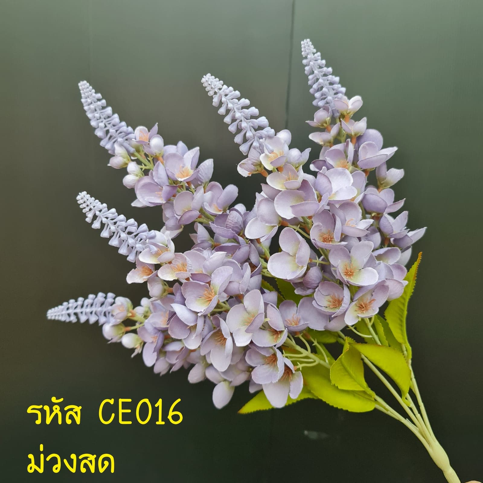 ไลทั่ม 5กิ่ง (CE1), Sculptural single stem (5 branches) — a tall stem with a defined silhouette built to anchor a tall vessel.