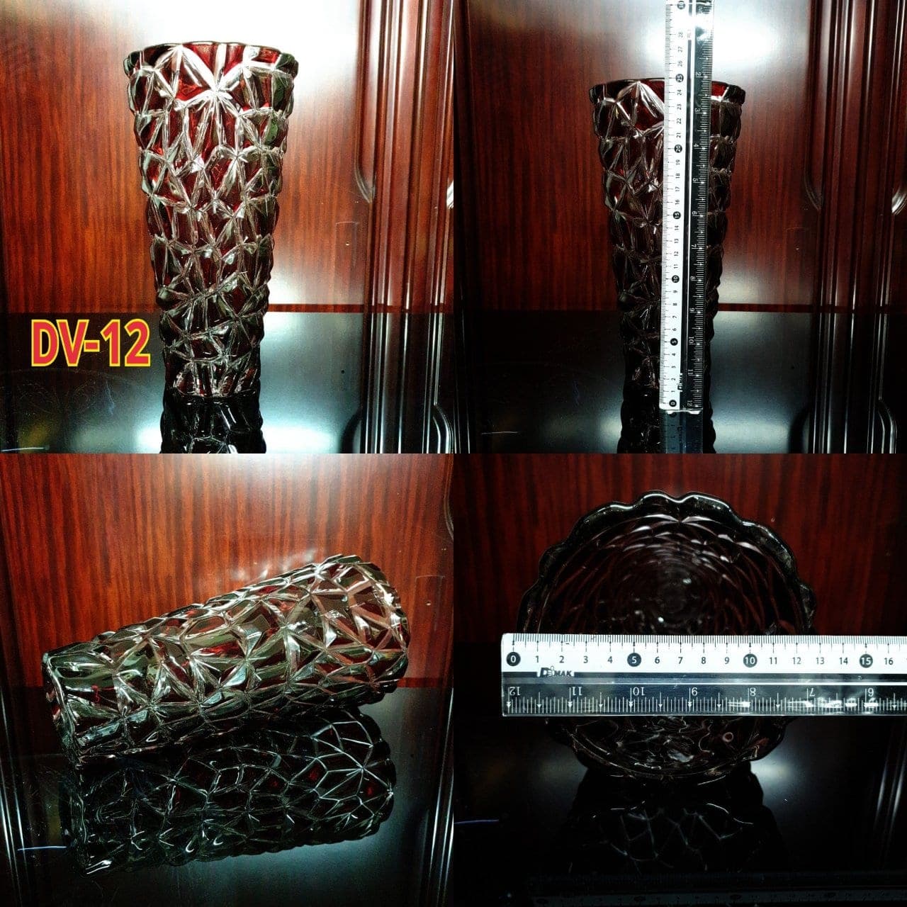 แจกัน DV (X9WOW5P), Vase — a clean profile with quiet weight, sized for medium to large stems.